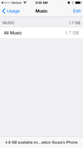 I cleared the podcast files and gained 2.2 GB